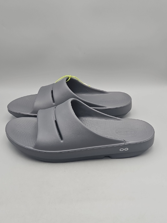 OOFOS OOahh recovery slide sandals Grey Gray Men 13 main image 8